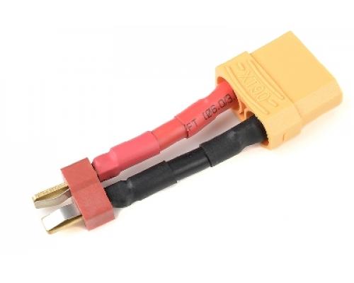 Power adapterkabel - Deans connector vrouw. <=> XT-90 connector vrouw. - 12AWG Siliconen-kabel - 1 st